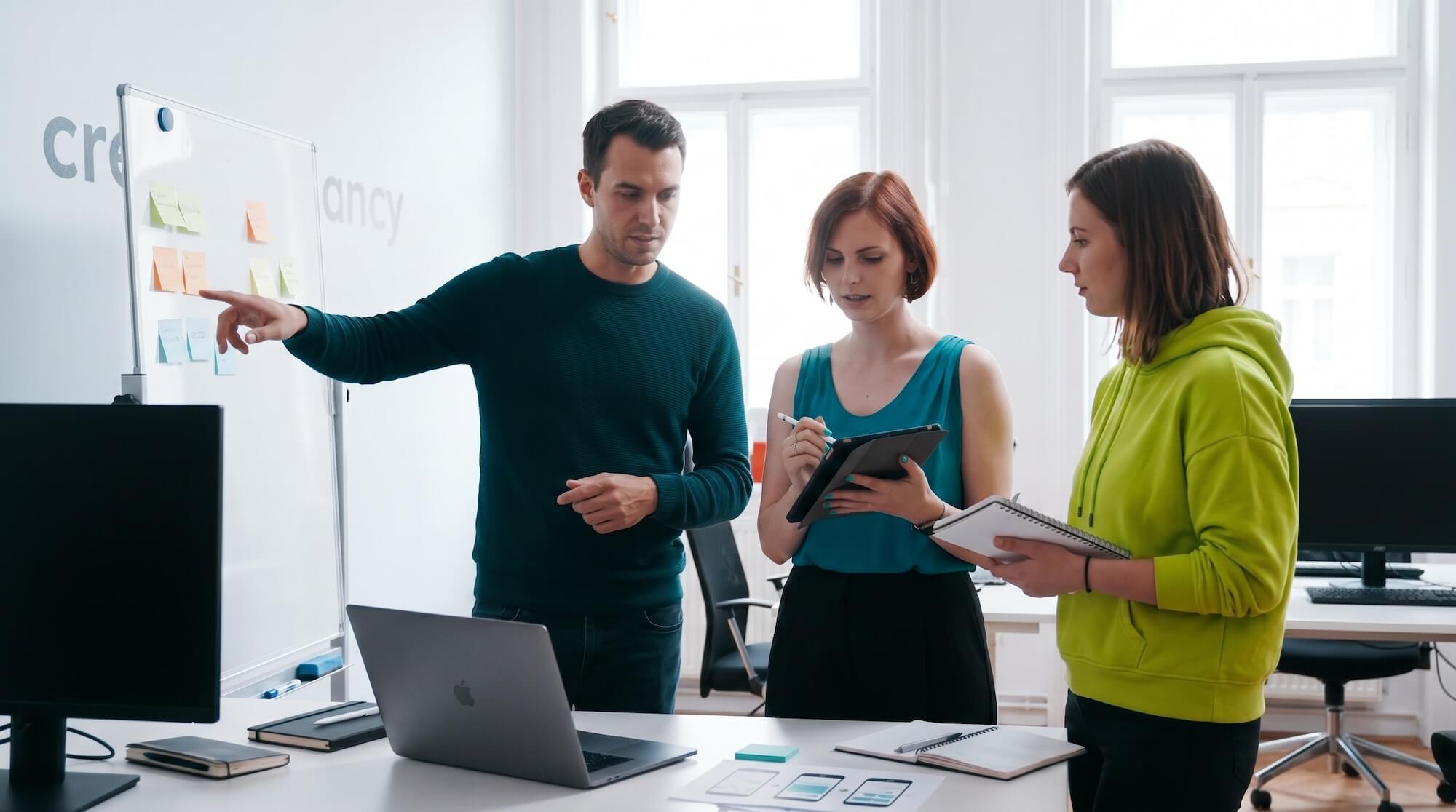 Brainstorming bei visionYOU