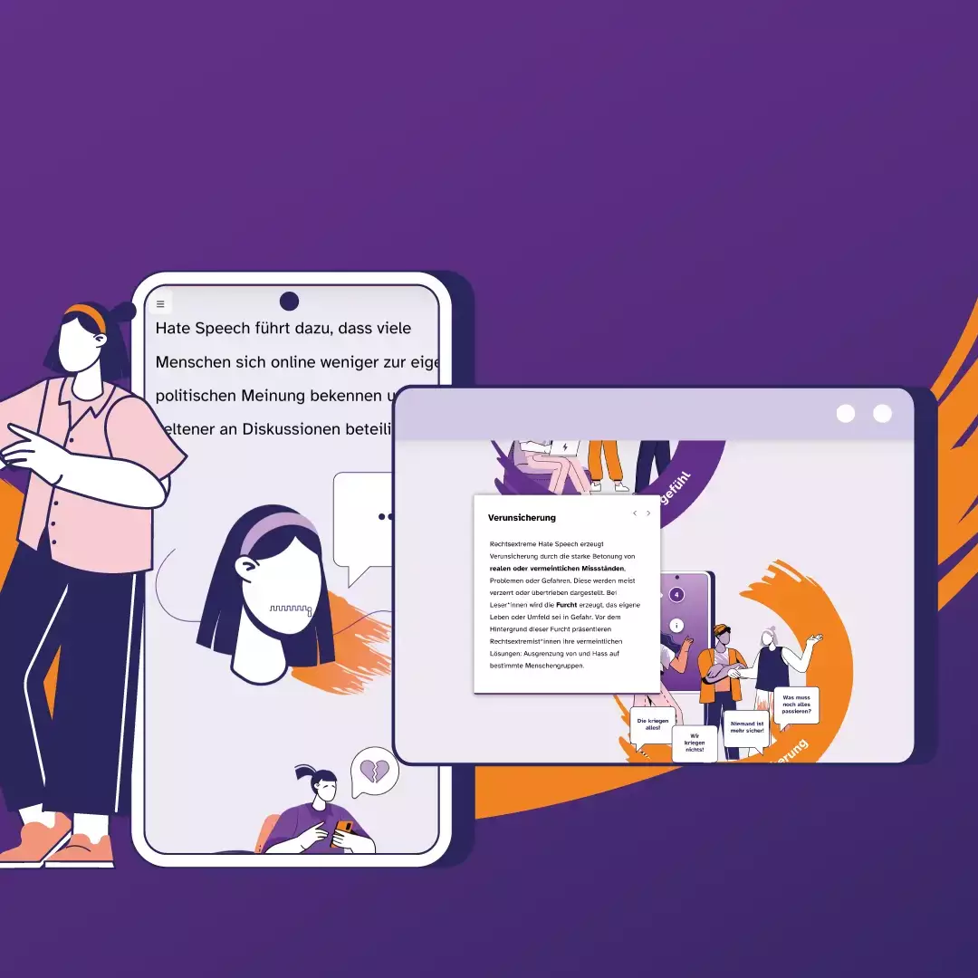 Screenshot E-Learning Hate Speech