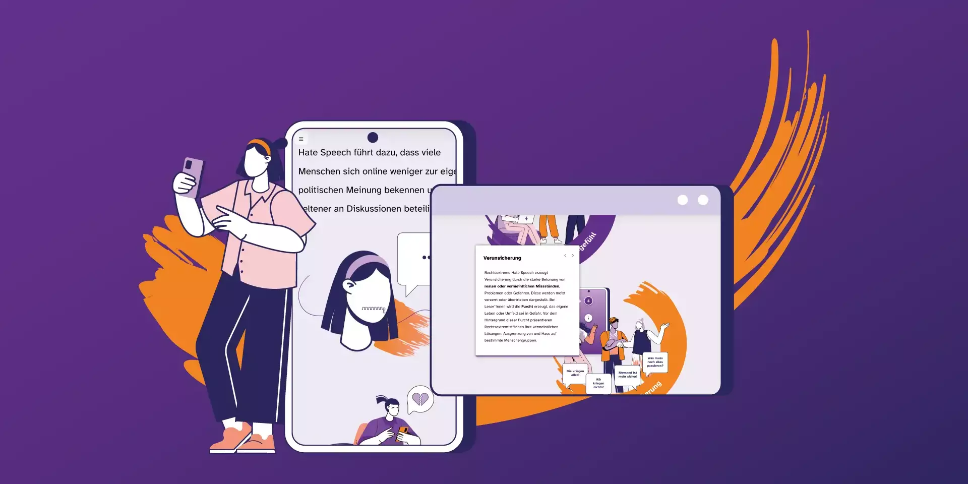 Screenshot E-Learning Hate Speech
