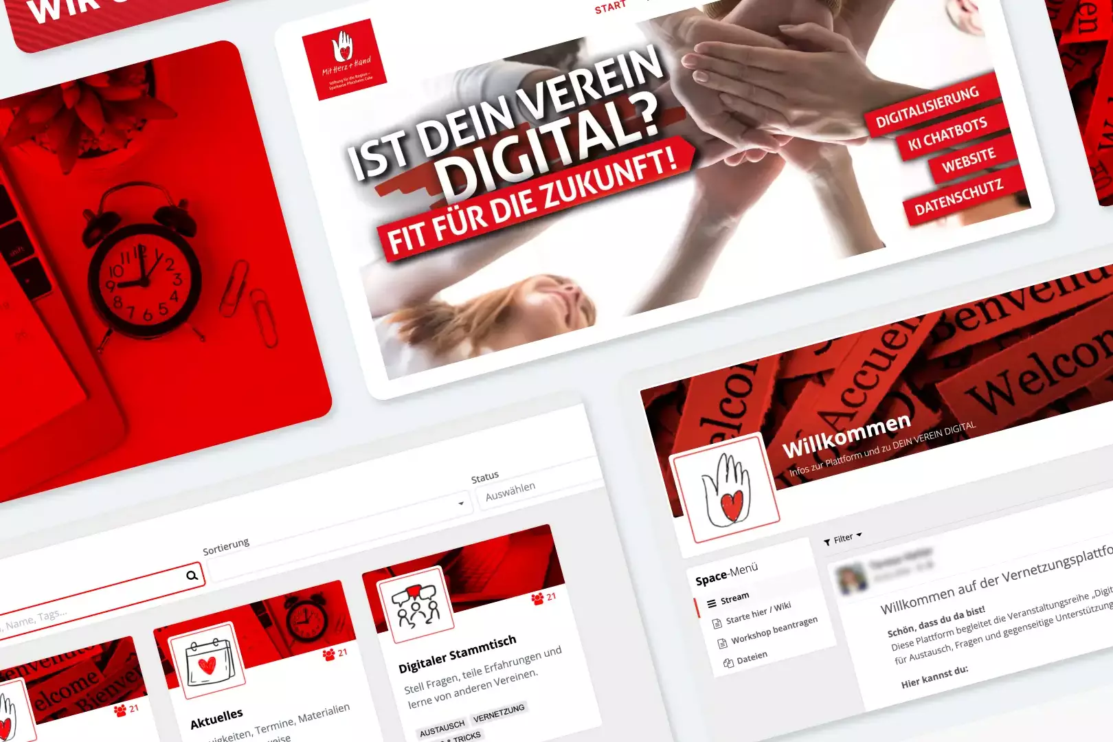Screenshots Humhub Dein Verein Digital